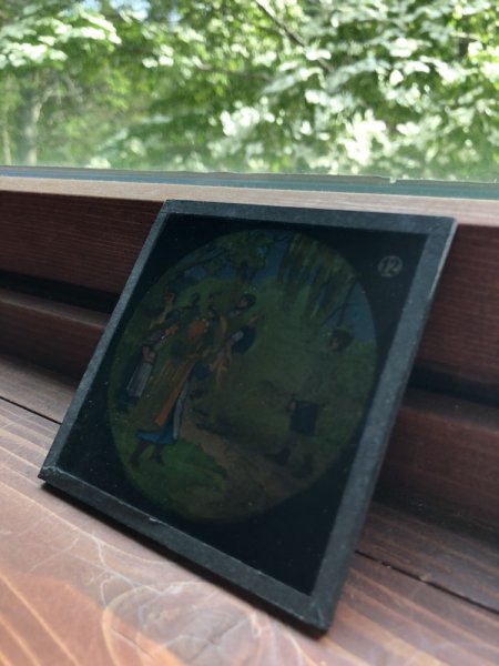 画像4:  Antique Magic Lantern Glass Slide　アンティーク　マジックランタン・スライド　赤ずきんちゃん(12） (4)