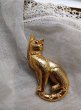 画像2: Vintage Brooch　猫　レッドアイ (2)