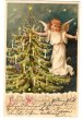 画像1: クリスマスツリーと天使 (1)