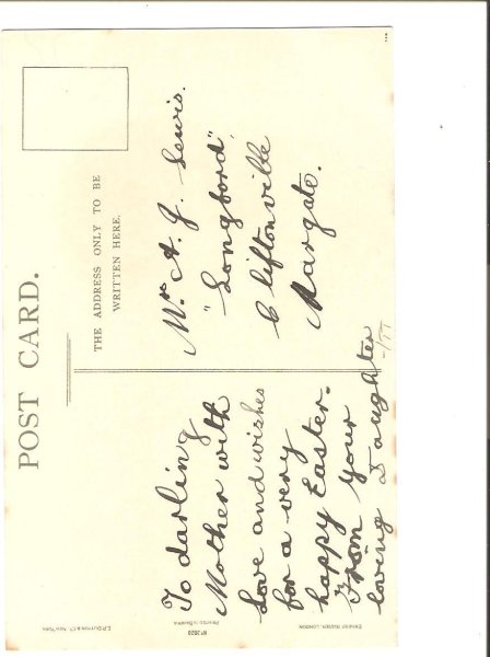 画像2: Postcard アンティークポストカード 美しい天使たち  ブランデージ (2)