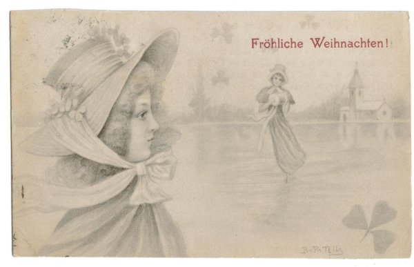 画像1: 帽子の女性　 (1)