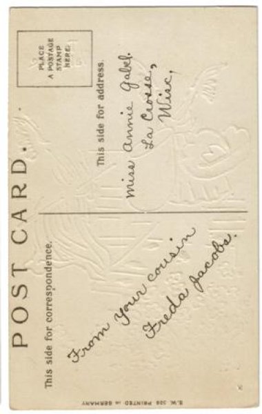 画像2: ハートを集める天使 ヴァレンタインカード (2)