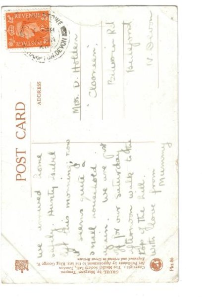 画像2: Postcard  Gruel 風邪をひいてしまったうさぎさん M.Tempest (2)