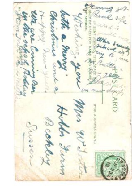 画像2: クリスマスカード 天使 ▼SALE ¥500▼ (2)