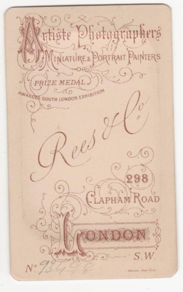 画像2: 女の子　carte de visite　ミニ肖像写真 (2)