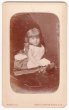 画像1: 女の子　carte de visite　ミニ肖像写真 (1)