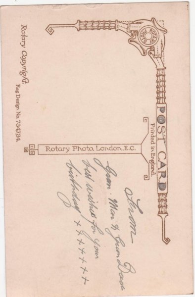 画像2: お人形さんと女の子 5歳のお誕生日カード (2)