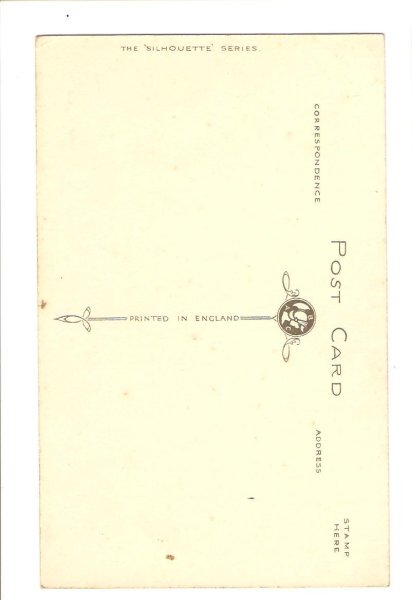 画像2: Postcard   Winter 妖精と動物たちの焚き火　シルエット (2)