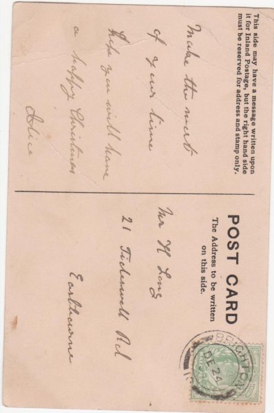 画像2: スミレのお花のグリーティングカード (2)