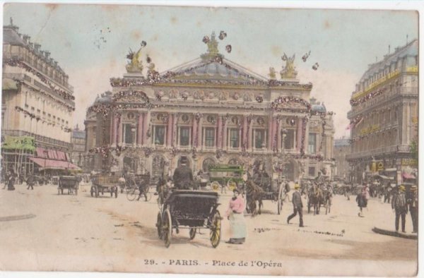 画像1: フランス　パリの風景　オペラ座界隈 (1)