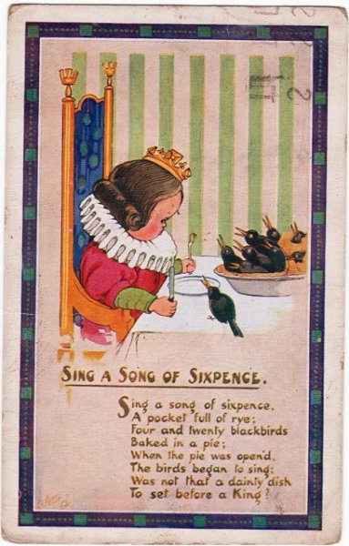 画像1: マザーグースの歌　Sing a Song of Sixpence (1)