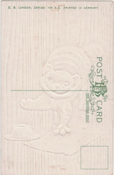 画像2: 手紙を書く猫 (2)