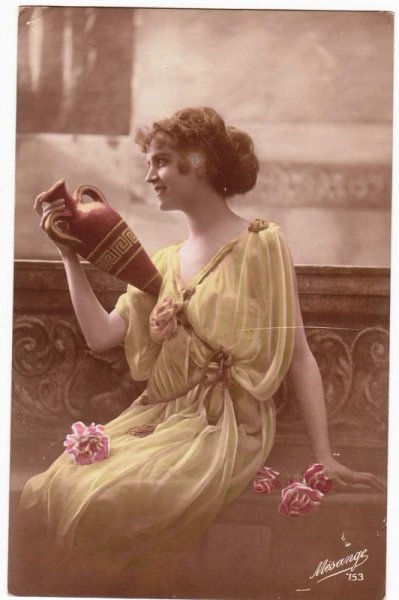 画像1: 壺と女性 (1)