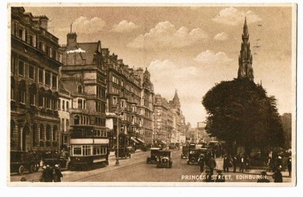 画像1: イギリス　スコットランド　エジンバラ　Princes Street (1)