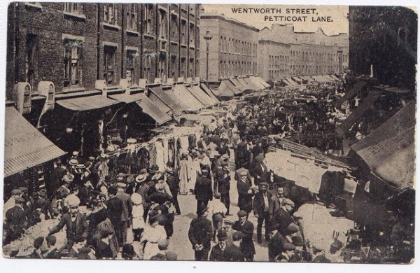 画像1: イギリス　ロンドン　ペチコートレーン・マーケット　London Petticoat Lane (1)