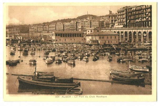 画像1: アルジェリア　Alger 港町の船の停泊所 (1)
