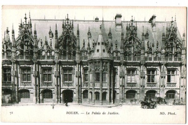 画像1: フランス　Rouen - Le Palais de Justice  (1)