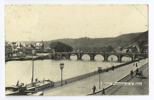 画像1: ベルギー　Namur. Promenade la Meuse 橋 (1)