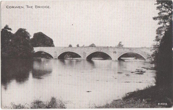 画像1: イギリス　Corwen, The Bridge   橋 (1)