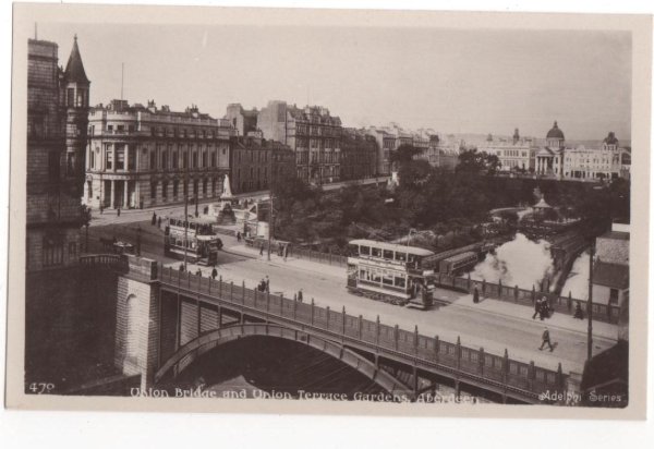 画像1: イギリス　スコットランド　Union Bridge and Union Terrace Gardens,  Aberdeen (1)