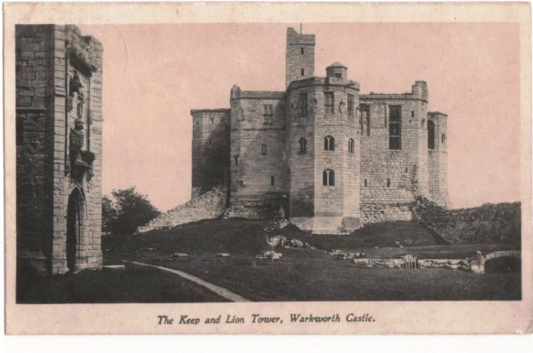 画像1: イギリス　Warkworth Castle  お城 (1)