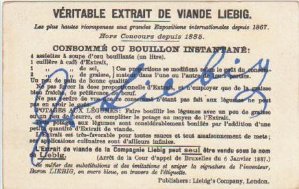 画像2: 長靴をはいた猫（１）　リービッヒカード (2)