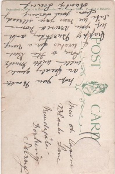 画像2: スミレのお花と猫のバースデーカード Helena Maguire (2)