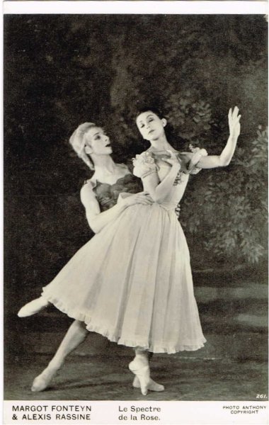 画像1: バレリーナ Margot Fonteyn マーゴ・フォンテイン "Le Spectre de la Rose"　イギリス (1)