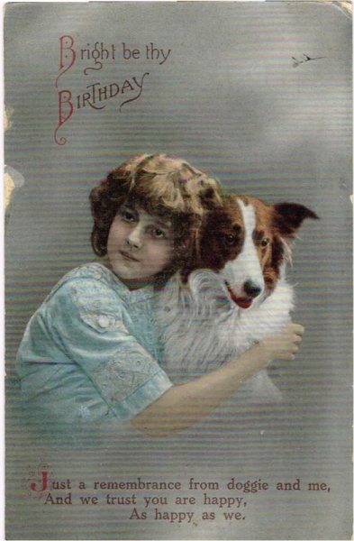 画像1: 犬と女の子 (1)