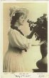 画像1: アメリカ女優　Edna May　帽子　薔薇のお花 (1)