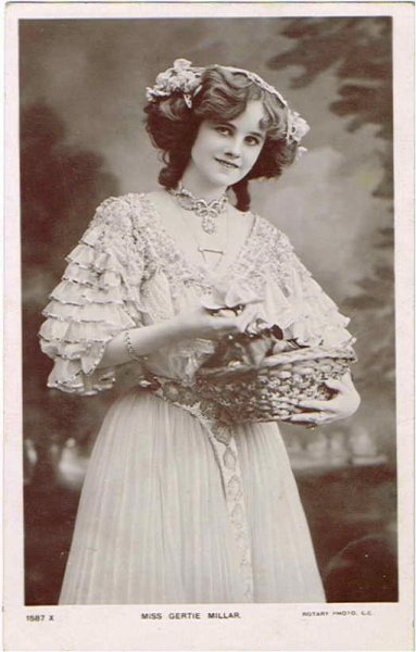 画像1: イギリス女優  Gertie Millar (1)