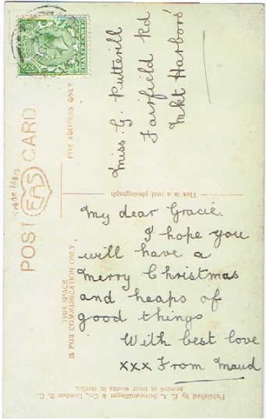 画像2: クリスマス ベッドの中の女の子とお人形 (2)