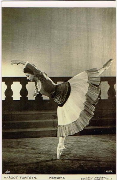 画像1: バレリーナ Margot Fonteyn マーゴ・フォンテイン "Nocturne"　 (1)