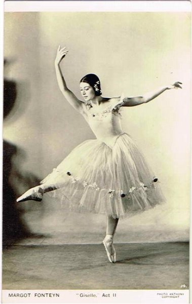 画像1: バレリーナ Margot Fonteyn マーゴ・フォンテイン "Giselle Act II"　 (1)