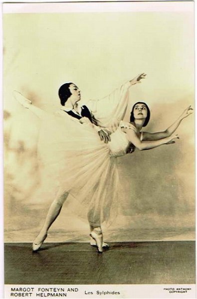 画像1: バレリーナ Margot Fonteyn and Robert Helpmann マーゴ・フォンテイン "Les Sylphides" (1)