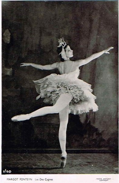 画像1: バレリーナ Margot Fonteyn マーゴ・フォンテイン "Lac Des Cygnes"　白鳥の湖 (1)