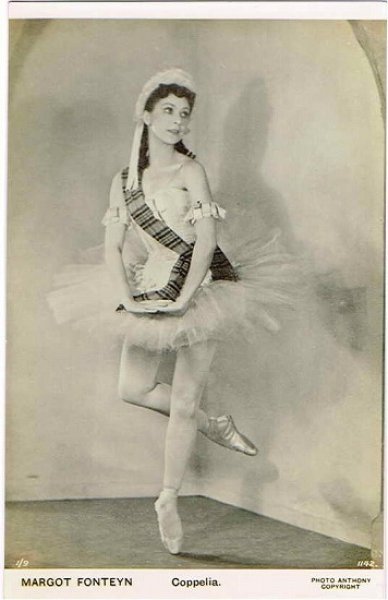 画像1: バレリーナ Margot Fonteyn マーゴ・フォンテイン "Coppelia" (1)