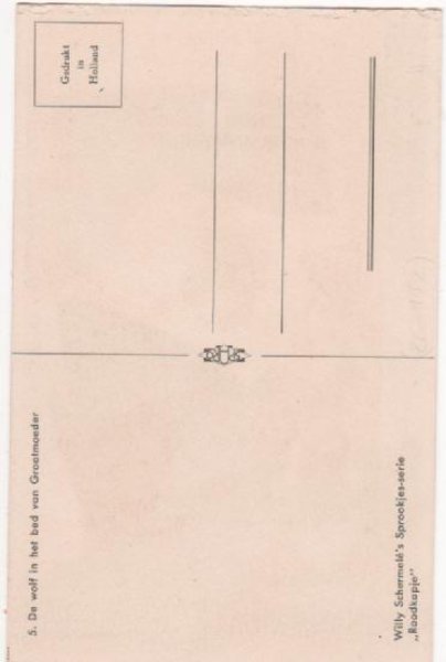 画像2: 童話　赤ずきんちゃんとオオカミ　Willy Schermele (2)