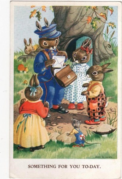 画像1: ウサギの郵便配達人　Jean Howe (1)