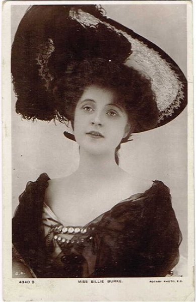 画像1: アメリカ女優　Billie Burke 帽子 (1)