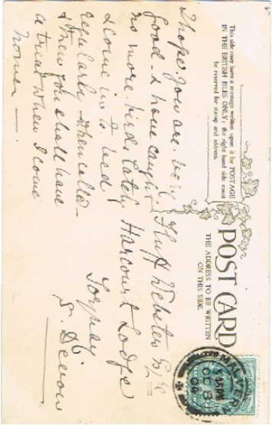 画像2: 猫の学校で大暴れ 1904年消印 (2)