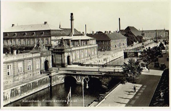 画像1: デンマーク　コペンハーゲンの運河と橋 (1)
