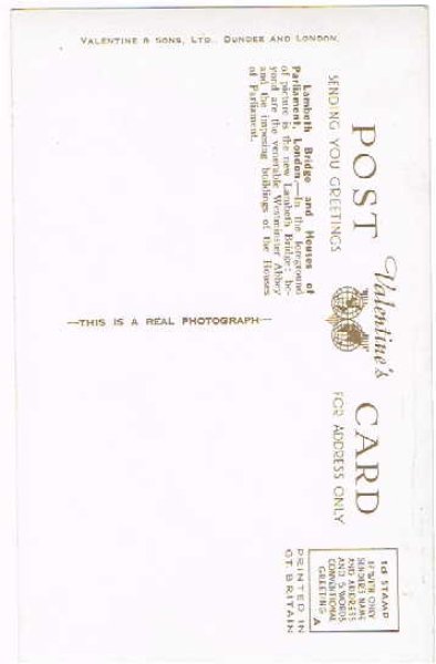 画像2: イギリス ロンドン ランべス橋と国会議事堂 (2)