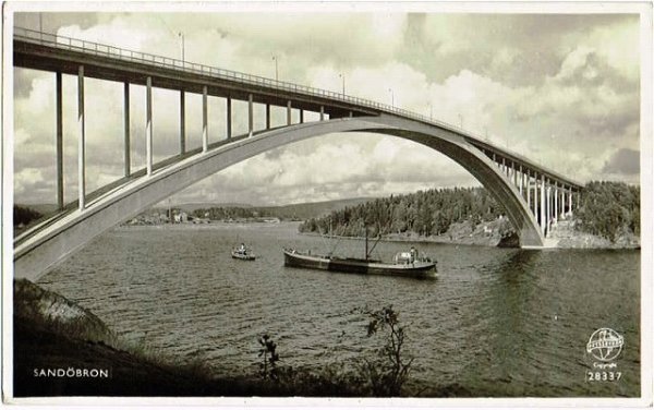 画像1: スウェーデン　橋　Sandobron (1)