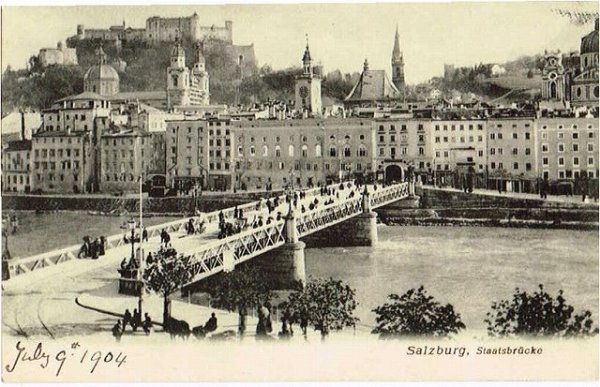 画像1: オーストリア　ザルツブルグ　橋　Salzburg (1)