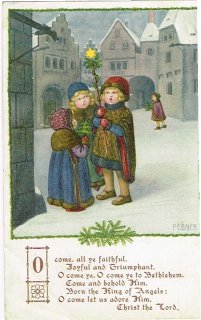 【超希少】1900年代初期　Pauli Ebner パウリエブナー　童謡 Snowdrop Postcards アンティークポストカード専門店