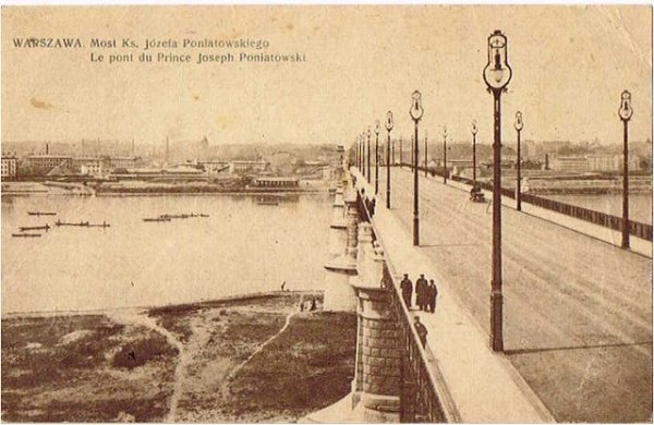 画像1: ポーランド　ワルシャワ　橋　Prince Jpseph Poniatowski (1)