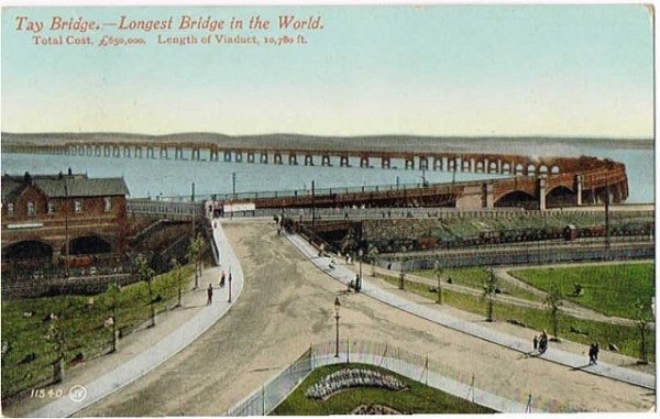 画像1: イギリス　世界で一番長い橋　タイ橋　Tay Bridge (1)