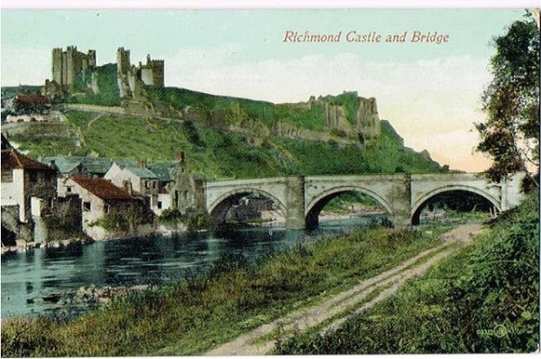 画像1: イギリス　リッチモンド城と橋 (1)