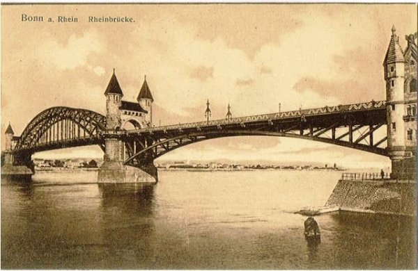 画像1: ドイツ　ボン　橋　Bonn Rhein Rheinbrucke (1)